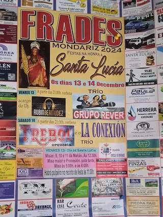 Fechas, información, programa, cartel, imágenes, mapa y ubicación de Santa Lucía de Frades  en  Mondariz