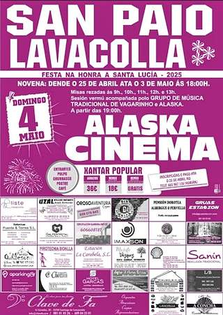 Fechas, información, programa, cartel, imágenes, mapa y ubicación de Santa Lucía de Lavacolla   en  Santiago de Compostela
