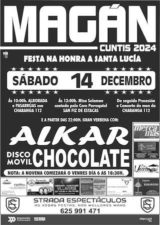 Fechas, información, programa, cartel, imágenes, mapa y ubicación de Santa Lucía de Magán  en  Cuntis