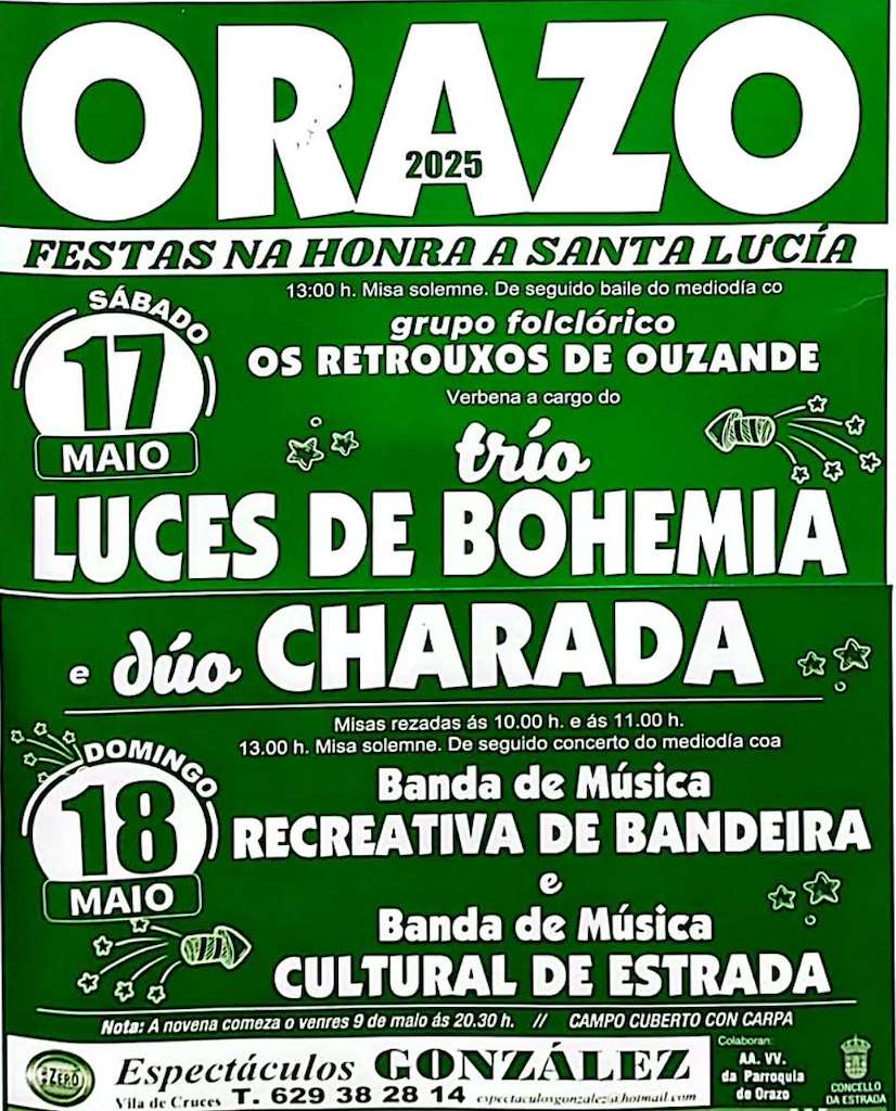 Santa Lucía de Orazo en A Estrada