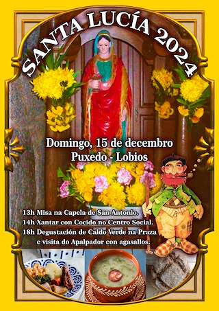 Fechas, información, programa, cartel, imágenes, mapa y ubicación de Santa Lucía de Puxedo  en  Lobios