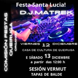 Fechas, información, programa, cartel, imágenes, mapa y ubicación de Santa Lucía de Queiruga   en  O Porto do Son