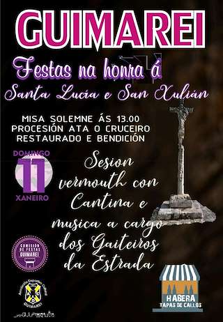 Fechas, información, programa, cartel, imágenes, mapa y ubicación de Santa Lucía e San Xulián de Guimarei (2026)  en  A Estrada