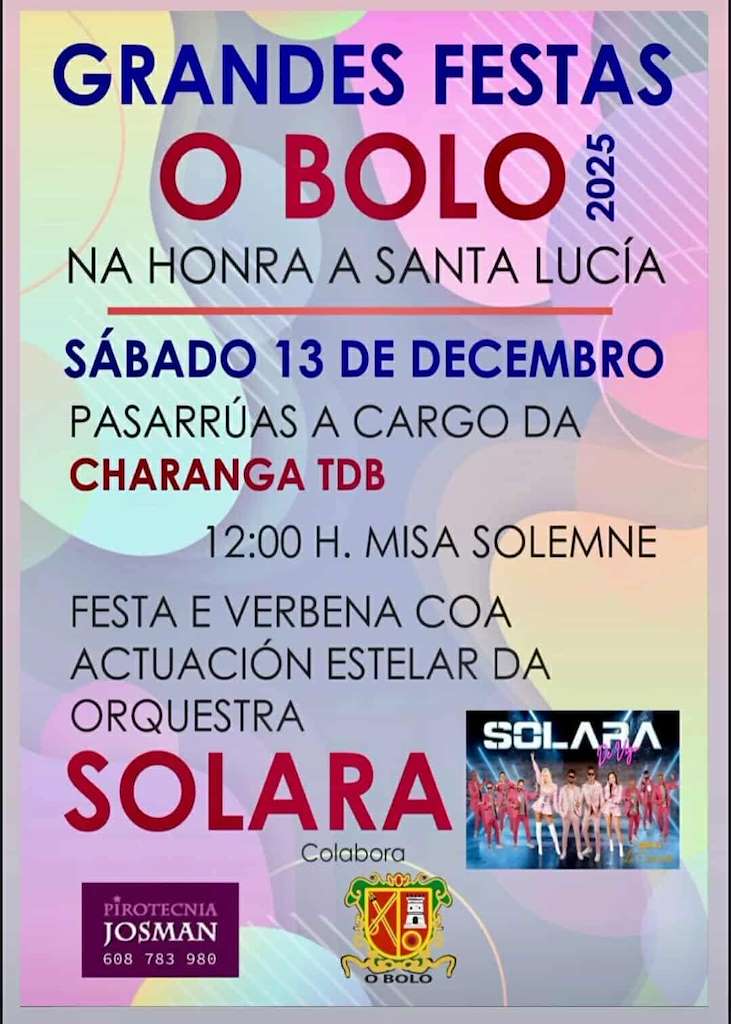 Santa Lucía (2025) en O Bolo