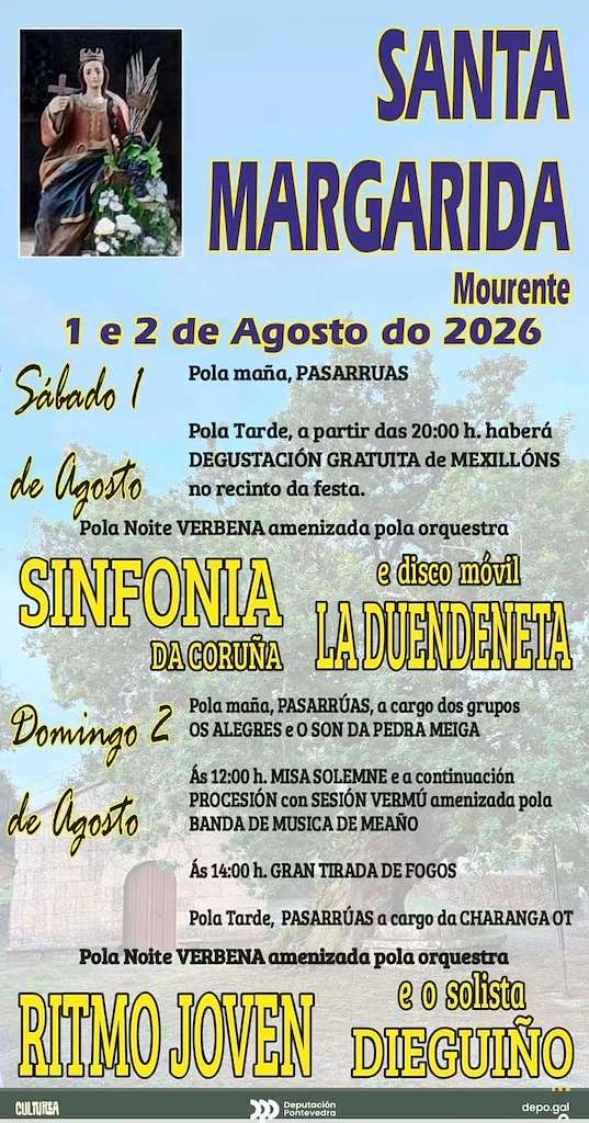 Santa Margarida de Mourente (2026) en Pontevedra