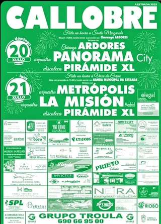 Fechas, información, programa, cartel, imágenes, mapa y ubicación de Santa Margarida e Nosa Señora do Carme de Callobre  en  A Estrada
