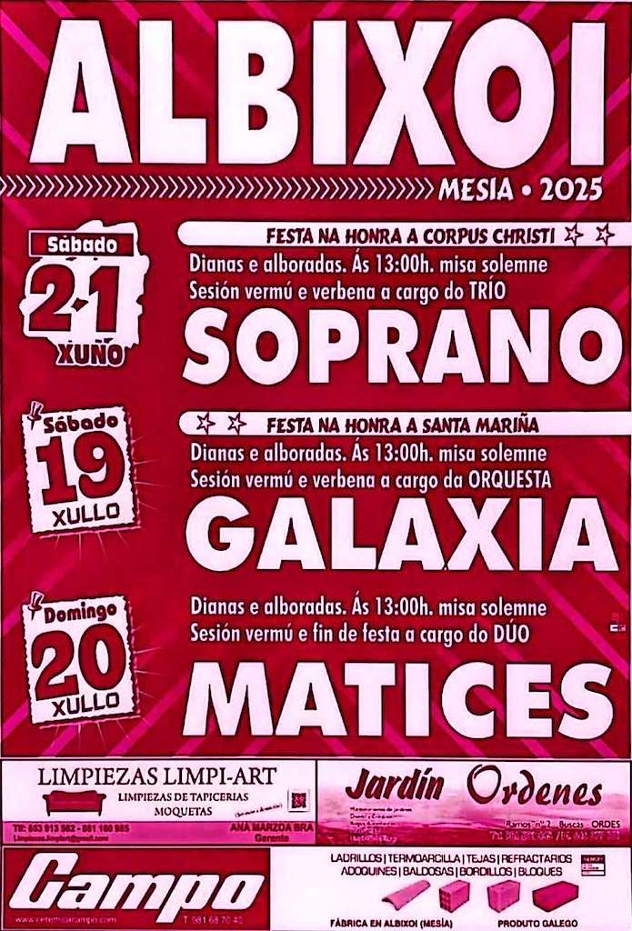 Santa Mariña de Albixoi en Mesía