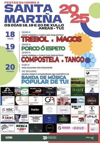Fechas, información, programa, cartel, imágenes, mapa y ubicación de Santa Mariña de Areas  en  Tui