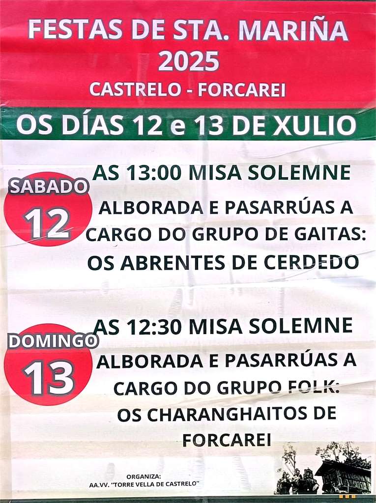 Santa Mariña de Castrelo en Forcarei