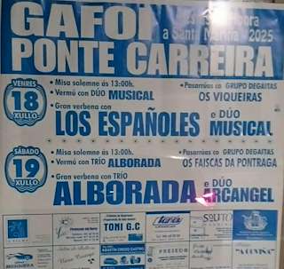 Fechas, información, programa, cartel, imágenes, mapa y ubicación de Santa Mariña de Gafoi  en  Frades