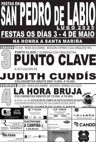 Fechas, información, programa, cartel, imágenes, mapa y ubicación de Santa Mariña de Labio  en  Lugo