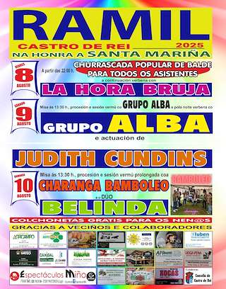 Fechas, información, programa, cartel, imágenes, mapa y ubicación de Santa Mariña de Ramil  en  Castro de Rei
