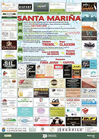 Fechas, información, programa, cartel, imágenes, mapa y ubicación de Santa Mariña de Vincios  en  Gondomar
