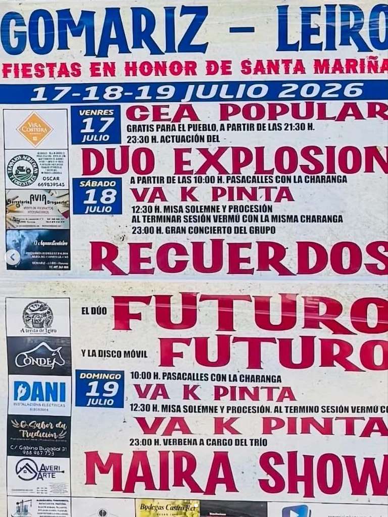 Santa Mariña e Virxe do Carmen de Gomariz (2026) en Leiro