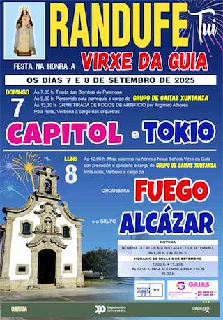 Fechas, información, programa, cartel, imágenes, mapa y ubicación de Santa María da Guía de Randufe (2026)  en  Tui