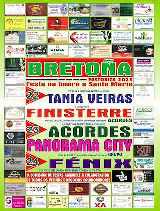 Fechas, información, programa, cartel, imágenes, mapa y ubicación de Santa María de Bretoña  en  A Pastoriza