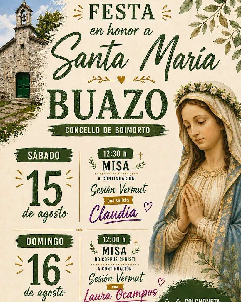 Santa María de Buazo (2026) en Boimorto
