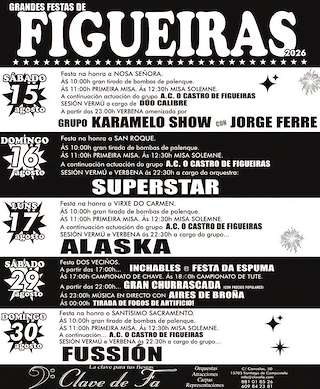 Fechas, información, programa, cartel, imágenes, mapa y ubicación de Santa María de Figueiras (2026)  en  Santiago de Compostela
