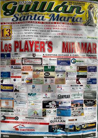 Fechas, información, programa, cartel, imágenes, mapa y ubicación de Santa María de Guillán  en  Vilagarcía de Arousa