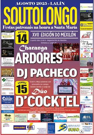 Fechas, información, programa, cartel, imágenes, mapa y ubicación de Santa María de Soutolongo - XVII Festa do Mexilón  en  Lalín