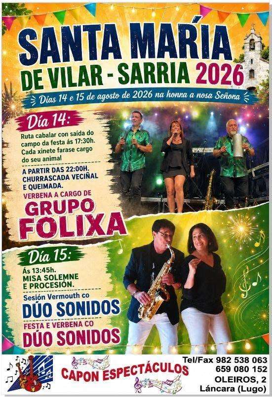 Santa María de Vilar  (2026) en Sarria