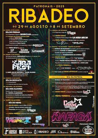 Fechas, información, programa, cartel, imágenes, mapa y ubicación de Santa María do Campo - Fiestas Patronales  en  Ribadeo
