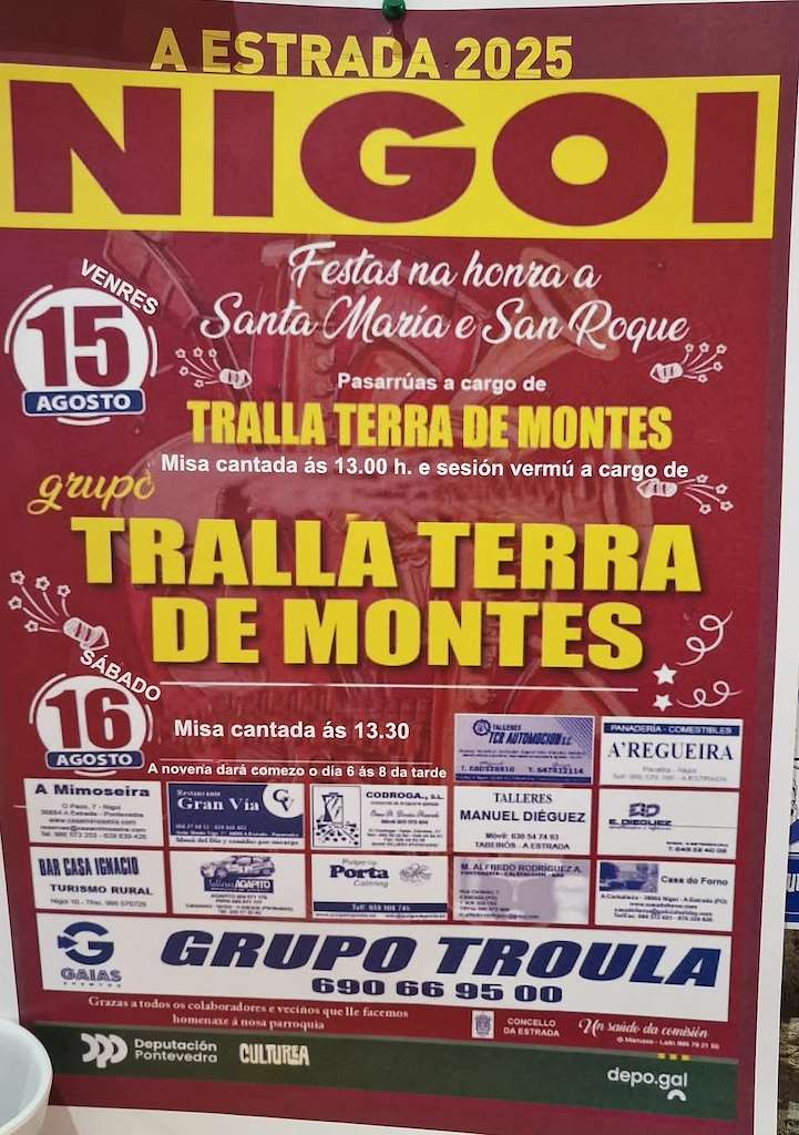 Santa María e San Roque de Nigoi (2025) en A Estrada