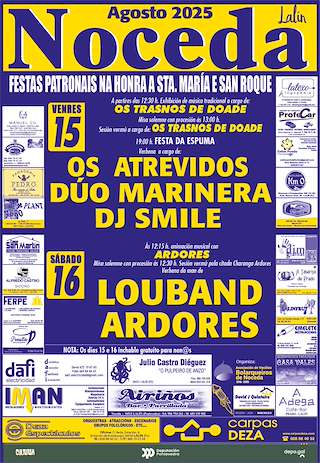 Fechas, información, programa, cartel, imágenes, mapa y ubicación de Santa María e San Roque de Noceda  en  Lalín
