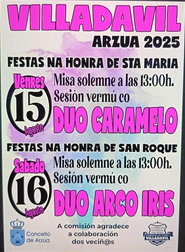Santa María e San Roque de Villadavil (2025) en Arzúa