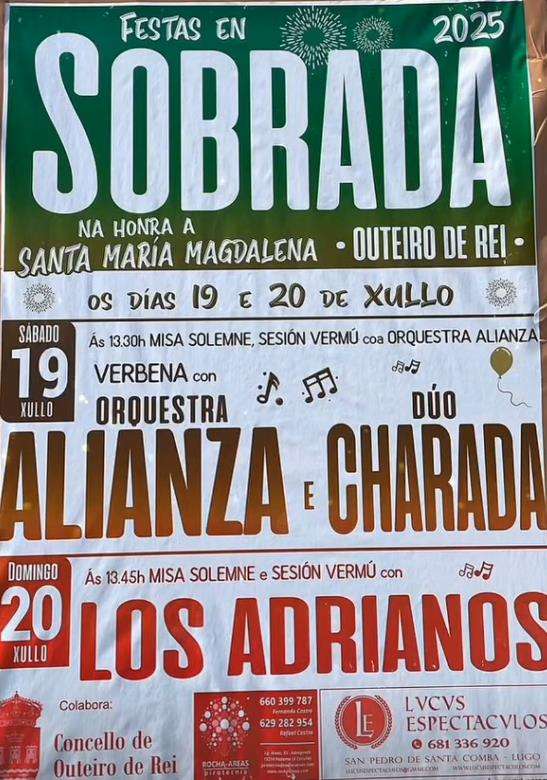 Santa María Magdalena de Sobrada en Outeiro de Rei