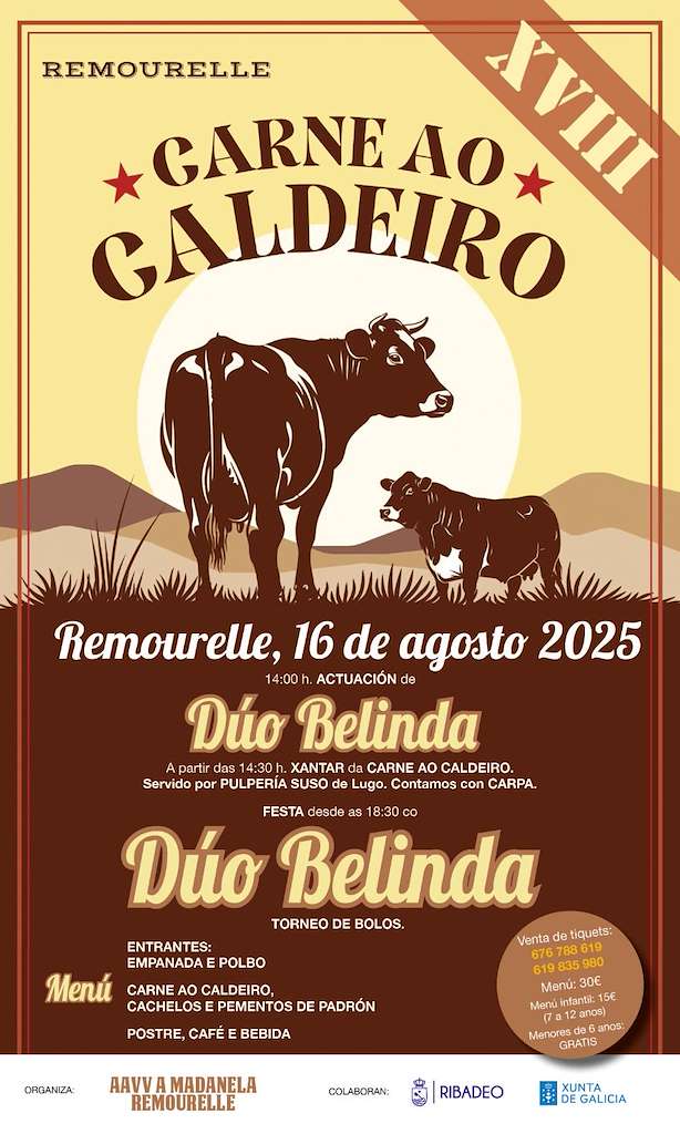 Santa María Magdalena - XVIII Festa da Carne ao Caldeiro de Remourelle en Ribadeo