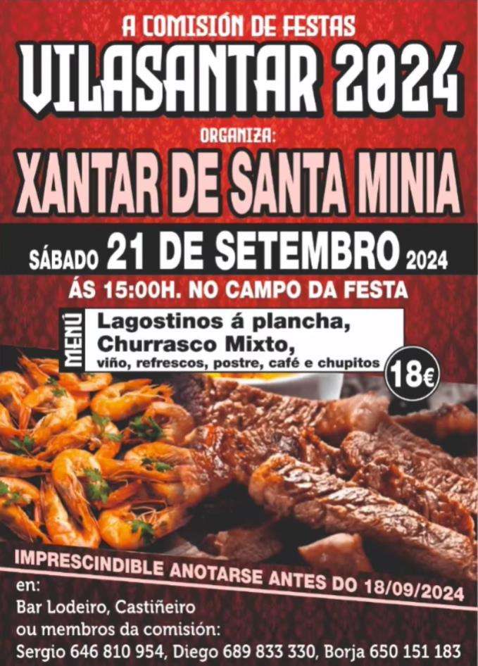 Santa Minia en Vilasantar