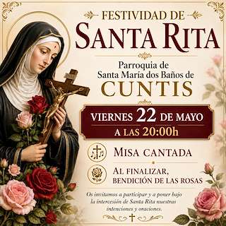 Fechas, información, programa, cartel, imágenes, mapa y ubicación de Santa Rita (2026)  en  Cuntis