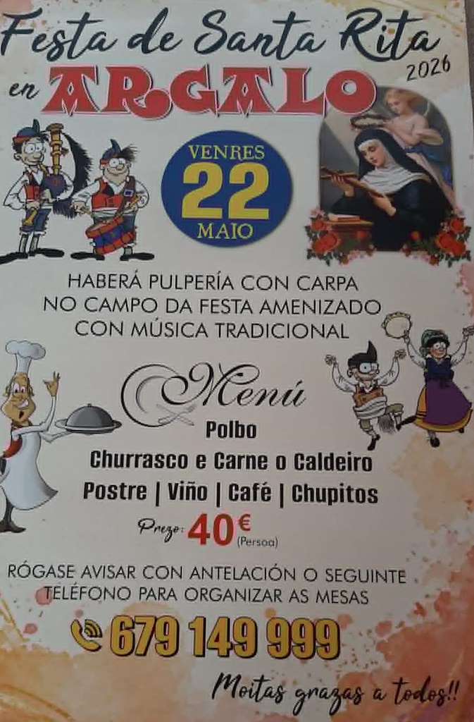 Santa Rita de Argalo (2026) en Noia