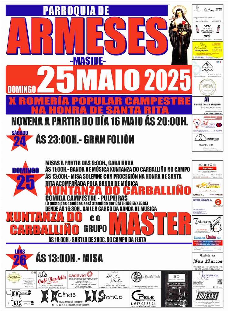 Santa Rita de Armeses (2025) en Maside