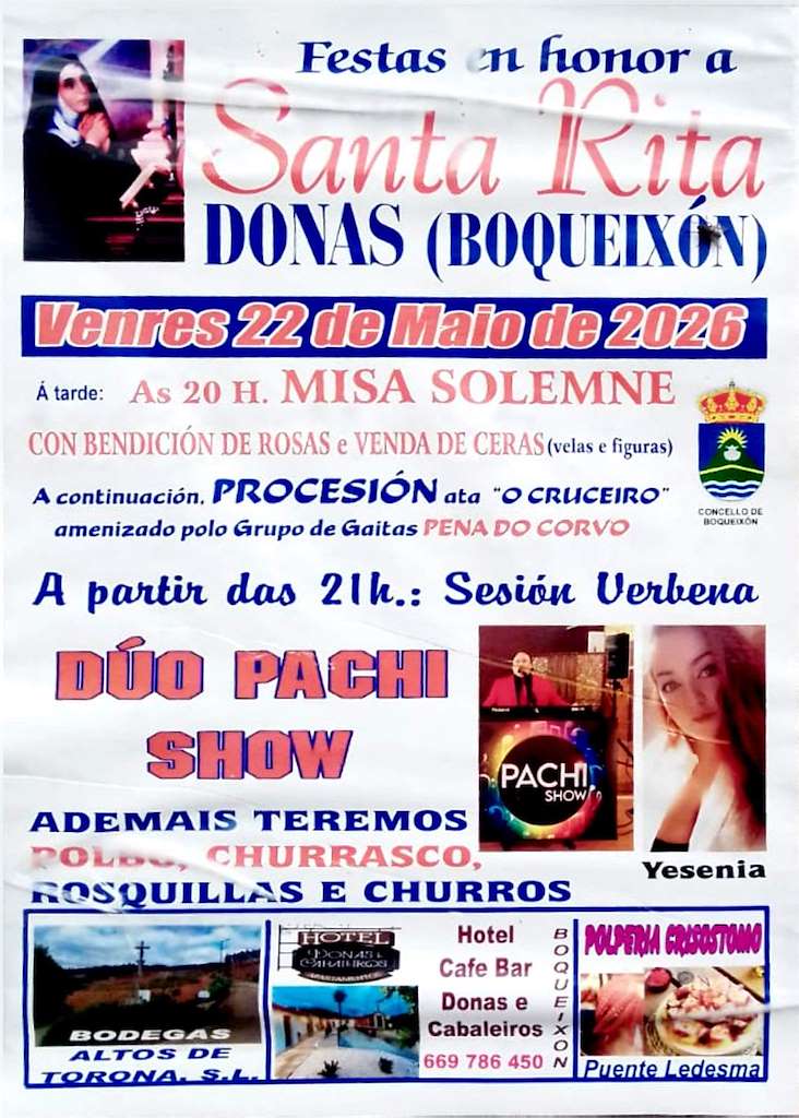 Santa Rita de Donas (2026) en Boqueixón