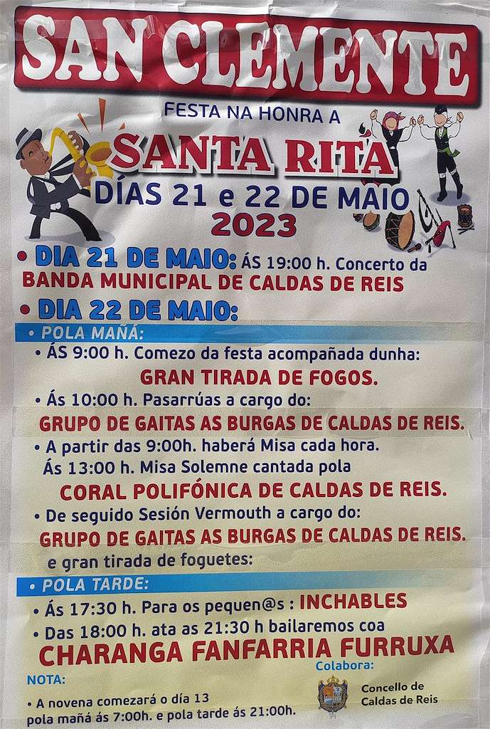 Santa Rita de San Clemente (2022) en Caldas de Reis