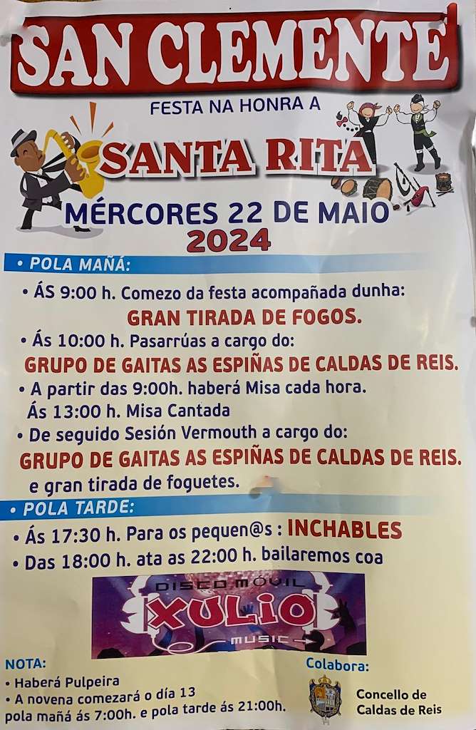 Santa Rita de San Clemente (2025) en Caldas de Reis