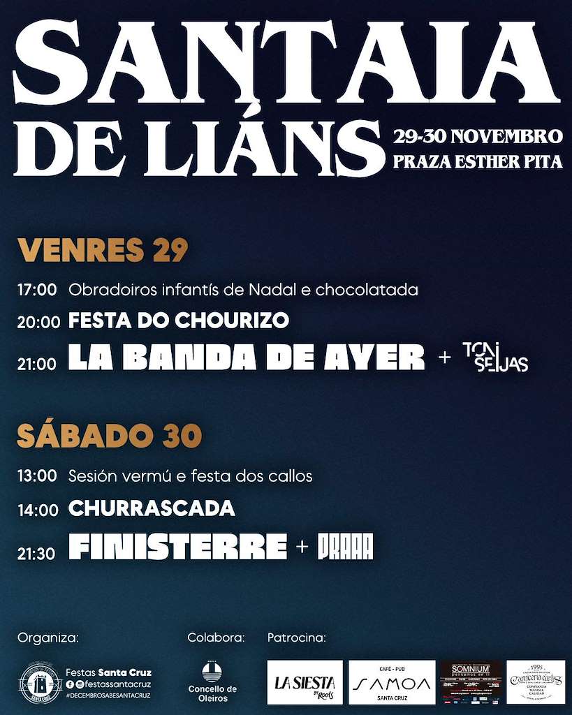 Santaia de Liáns en Oleiros