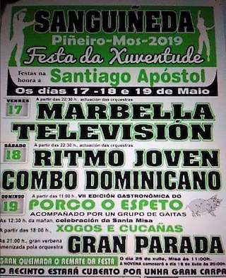 Santiago Apóstol - Festa da Xuventude de Piñeiro en Mos