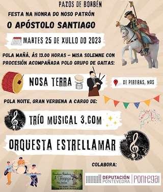 Santiago Apóstol en Pazos de Borbén