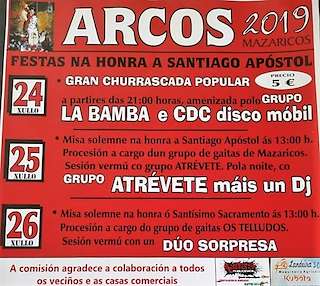 Santiago Apóstol de Arcos (2026) en Mazaricos