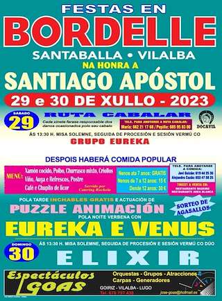 Santiago Apóstol de Bordelle en Vilalba