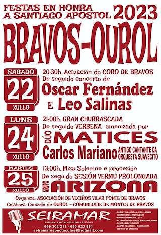 Santiago Apóstol de Bravos (2026) en Ourol