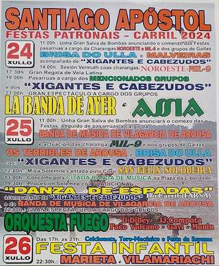 Santiago Apóstol de Carril en Vilagarcía de Arousa