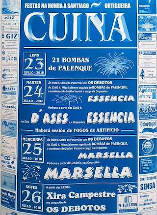 Santiago Apóstol de Cuíña  en Ortigueira