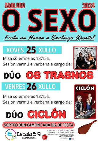 Santiago Apóstol de O Sexo en Agolada