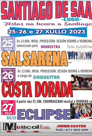 Santiago Apóstol de Santiago de Saa  en O Páramo