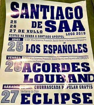 Santiago Apóstol de Santiago de Saa  en O Páramo