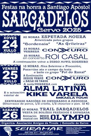 Santiago Apóstol de Sargadelos en Cervo